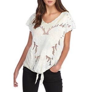 NWT FRee People Castaway Embroidered Tunic